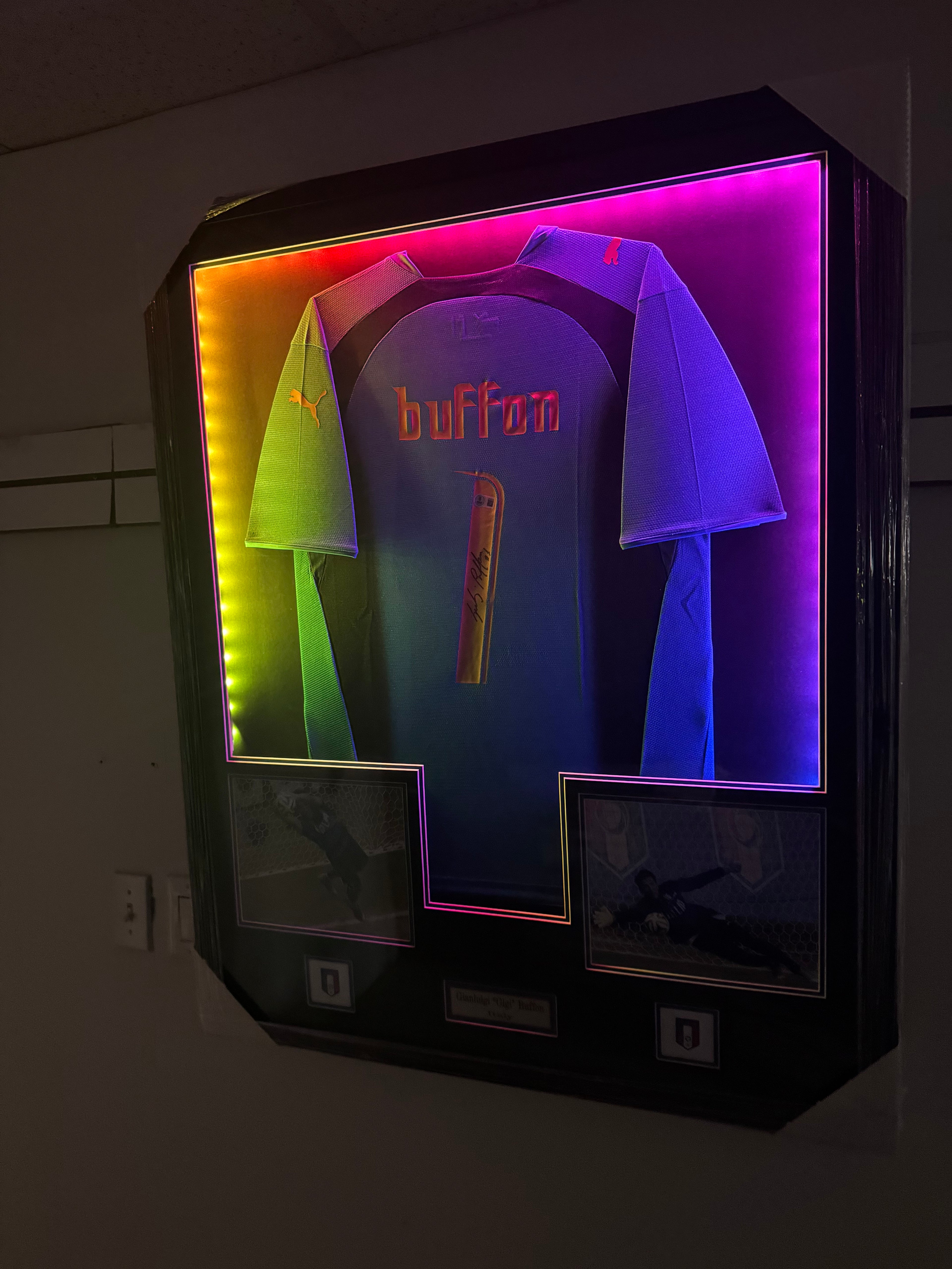 Gianluigi Buffon Signed Authenticated LED Jersey