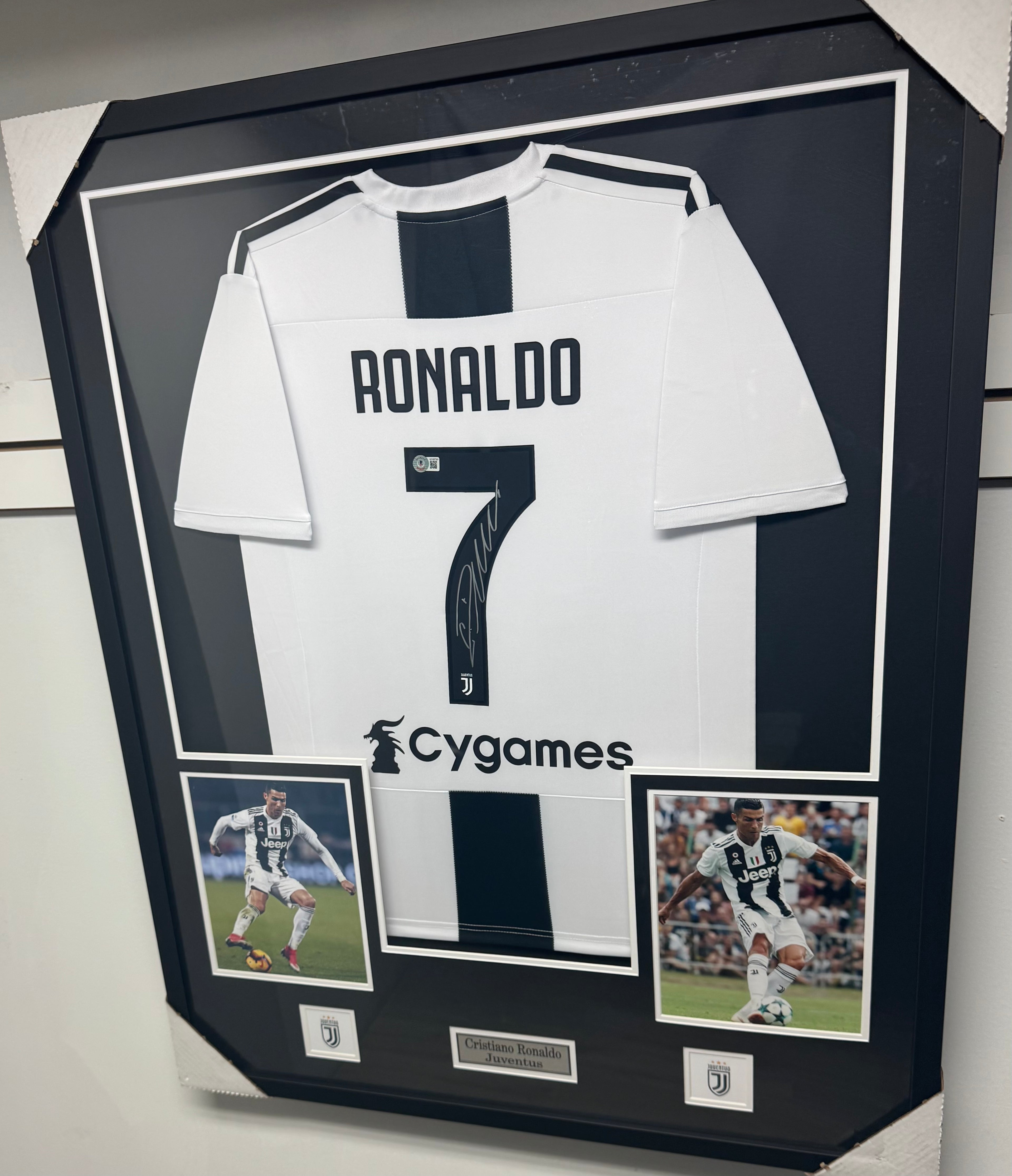 Cristiano Ronaldo Signed Authenticated LED Juventus Jersey