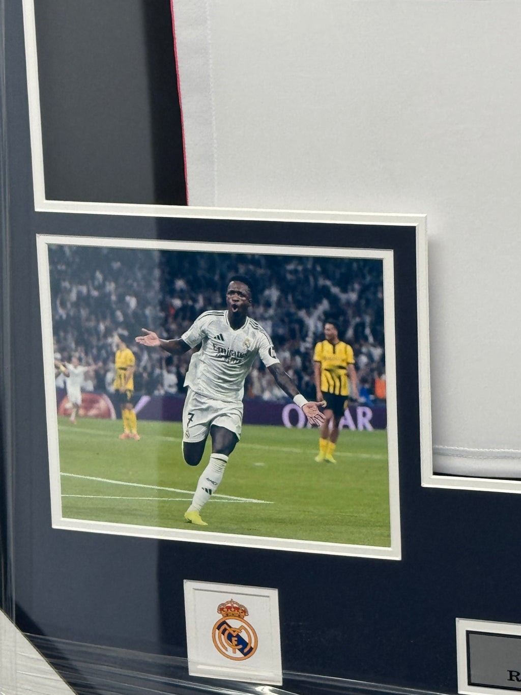 Vini Jr Signed Authenticated LED Real Madrid Jersey