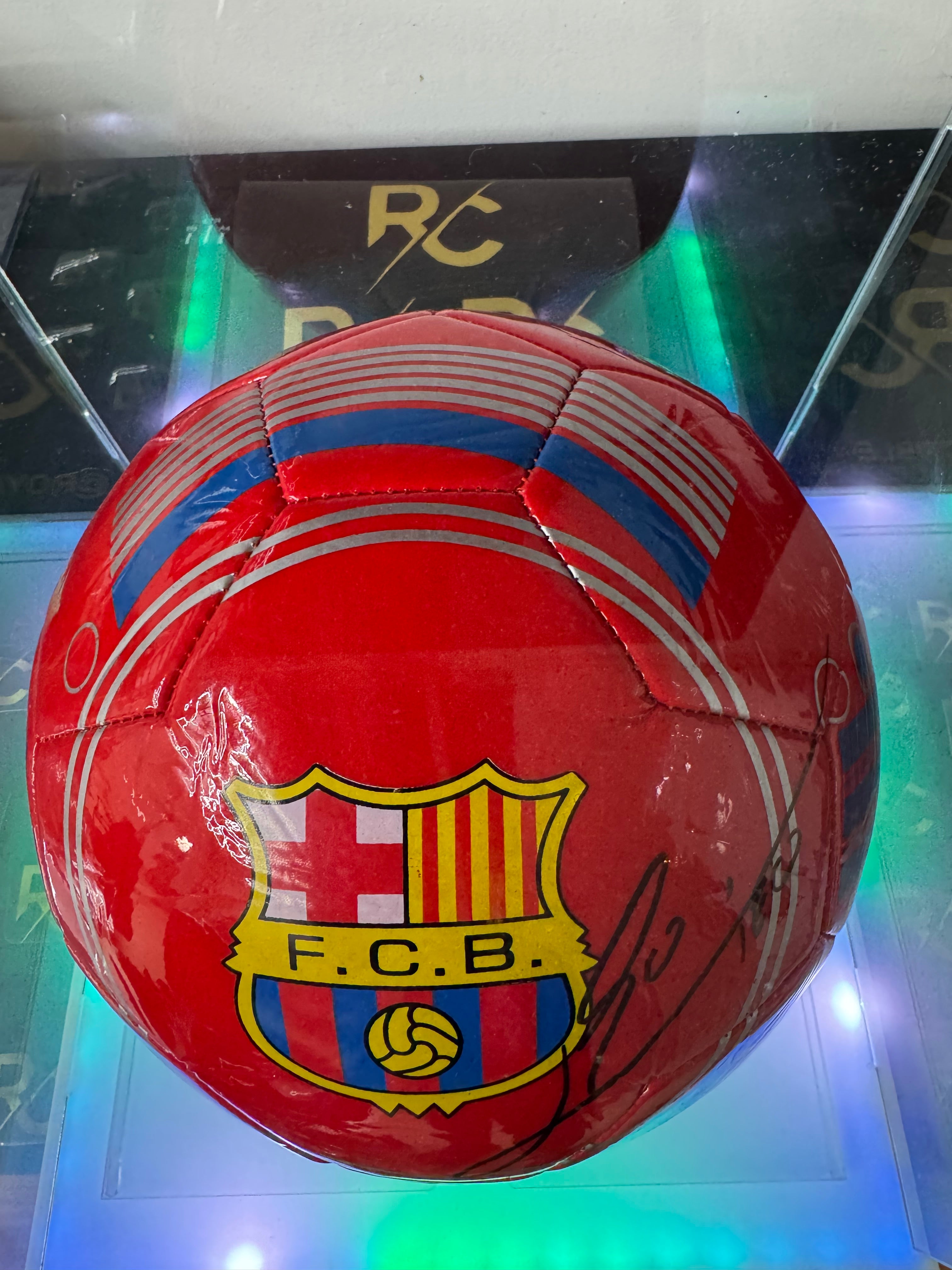 Lionel Messi Signed Barcelona Soccer Ball