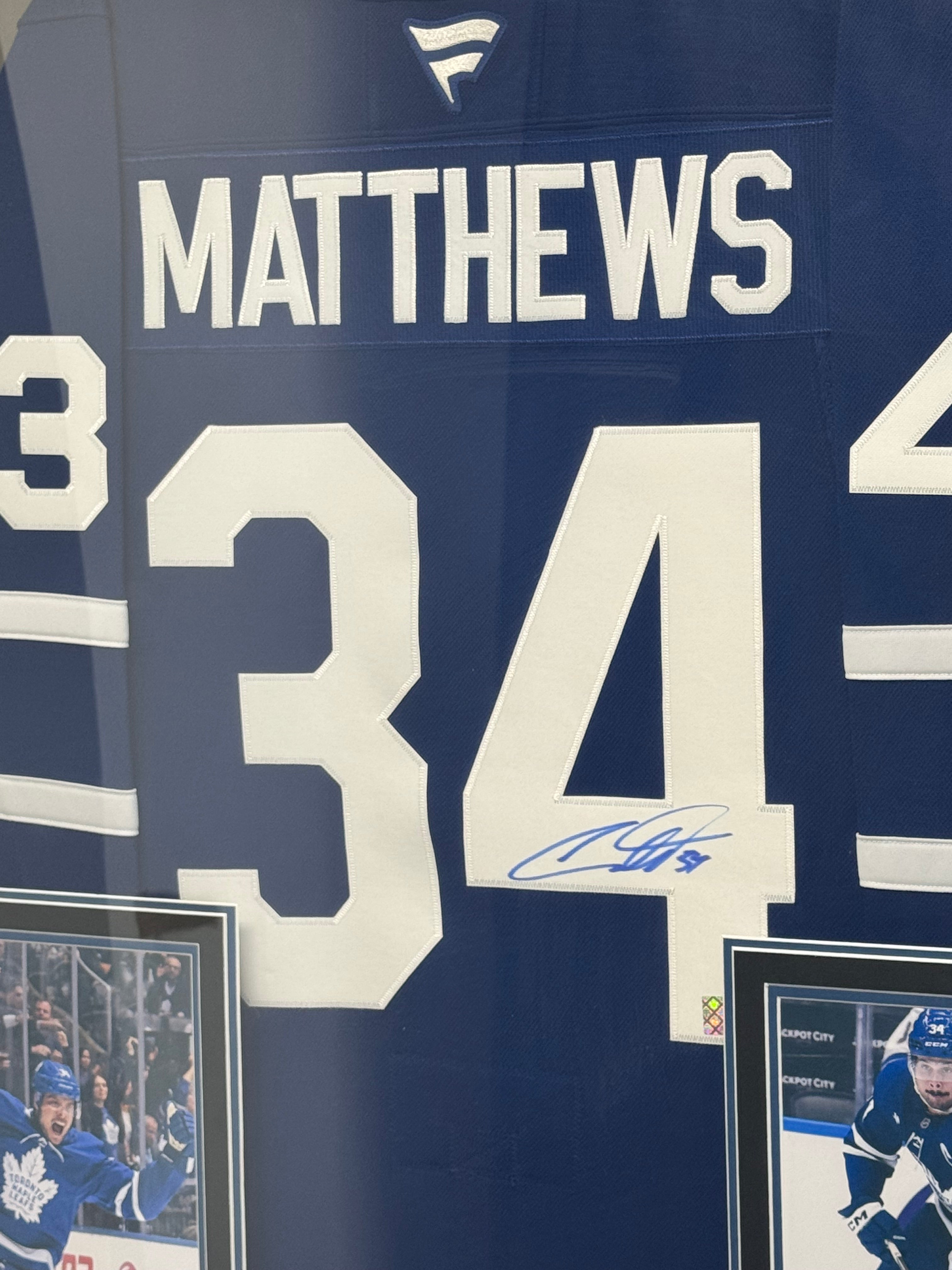 Auston Matthews Signed Toronto Maple Leaf's Jersey MLSE Authenticated