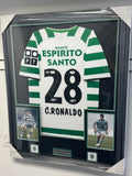 Cristiano Ronaldo Sporting FC Autographed Jersey Beckett