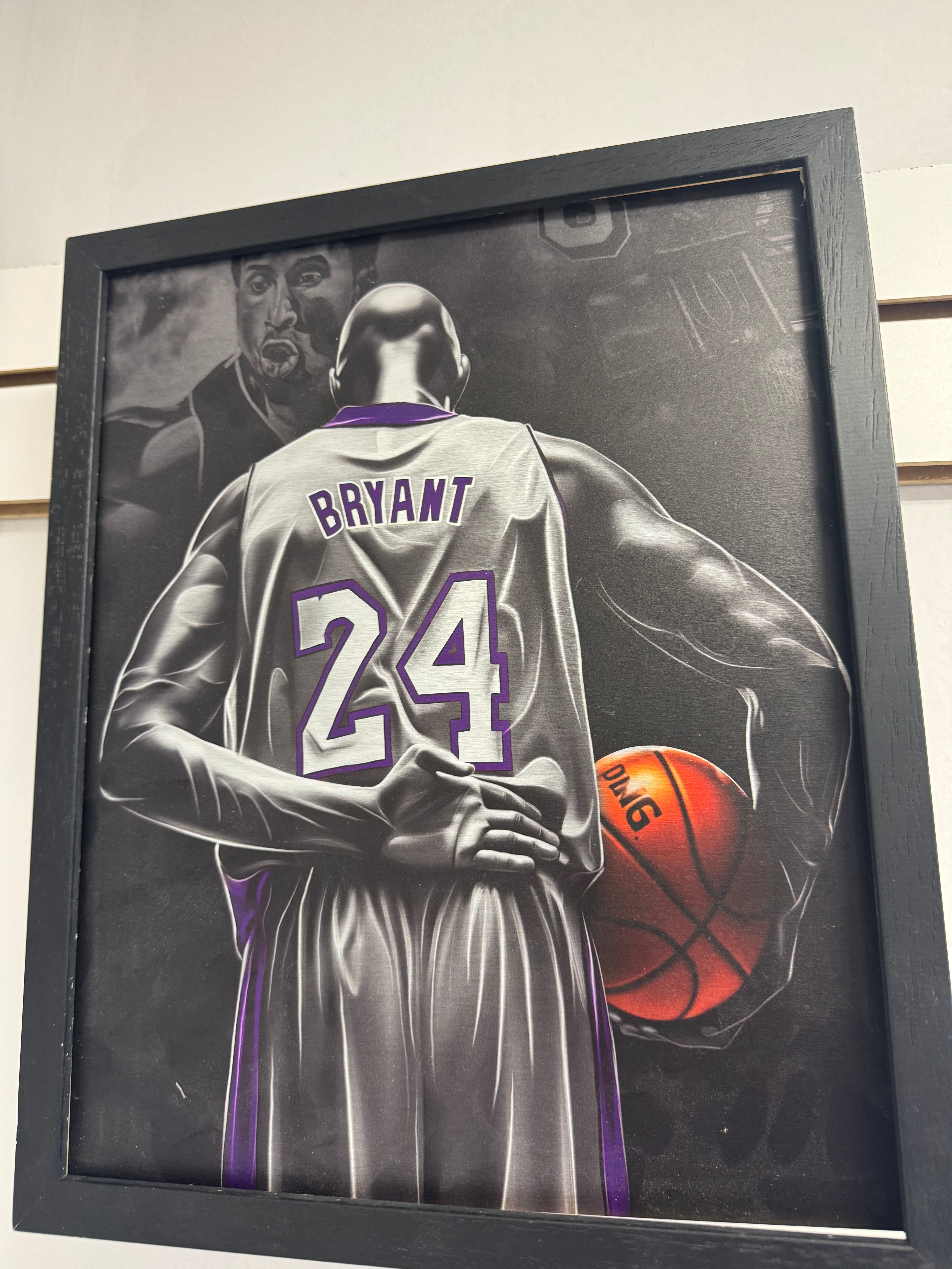 Kobe Bryant Custom Metal Photo Framed