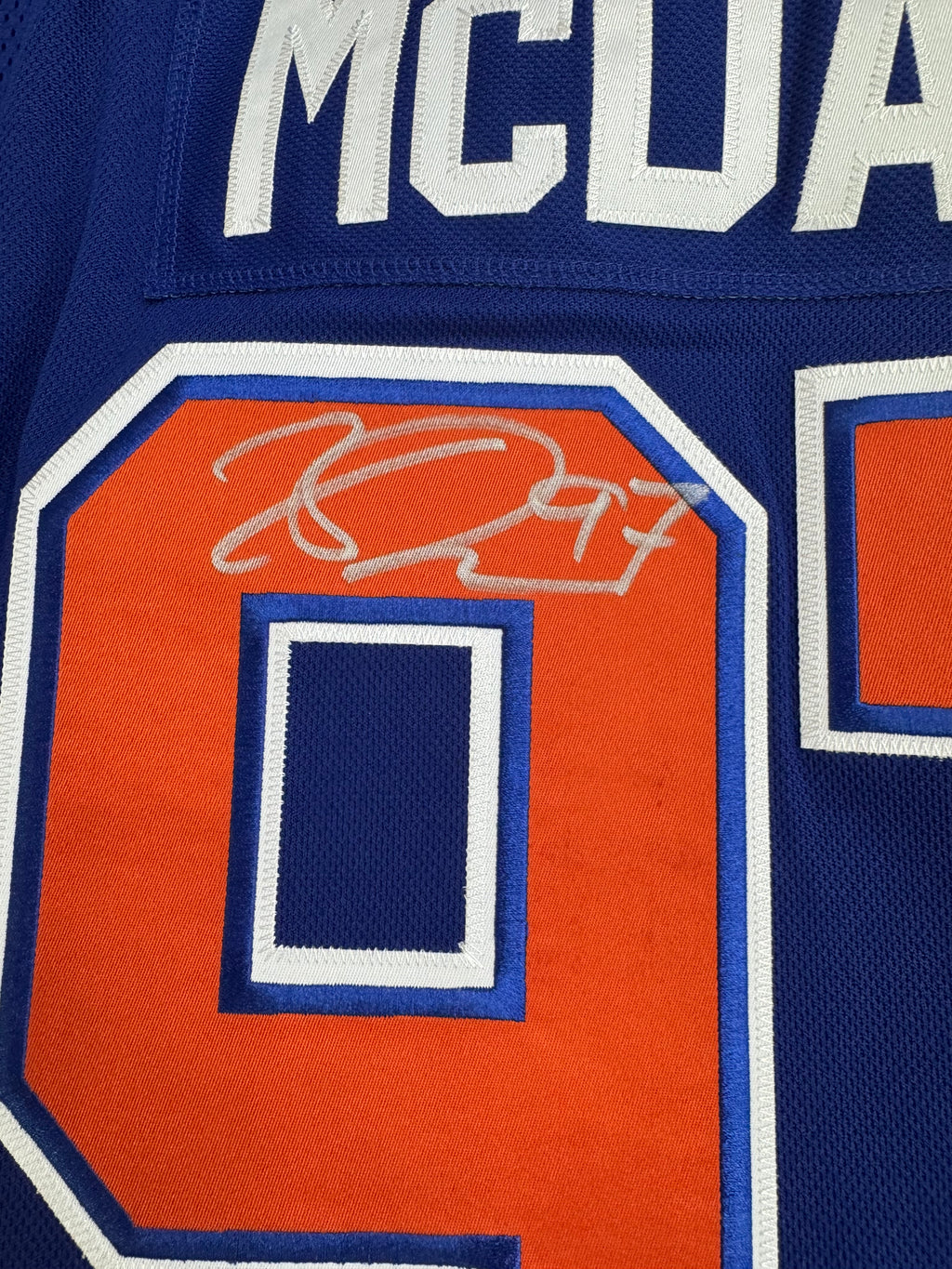 Connor McDavid Signed and Authenticated Jersey