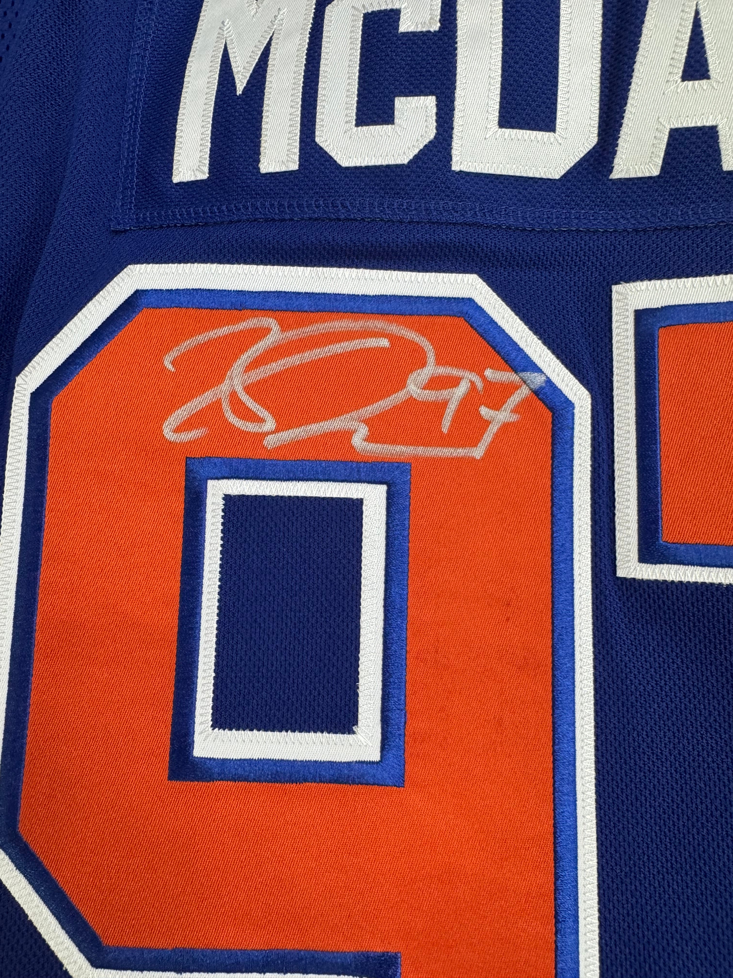 Connor McDavid Signed and Authenticated Jersey