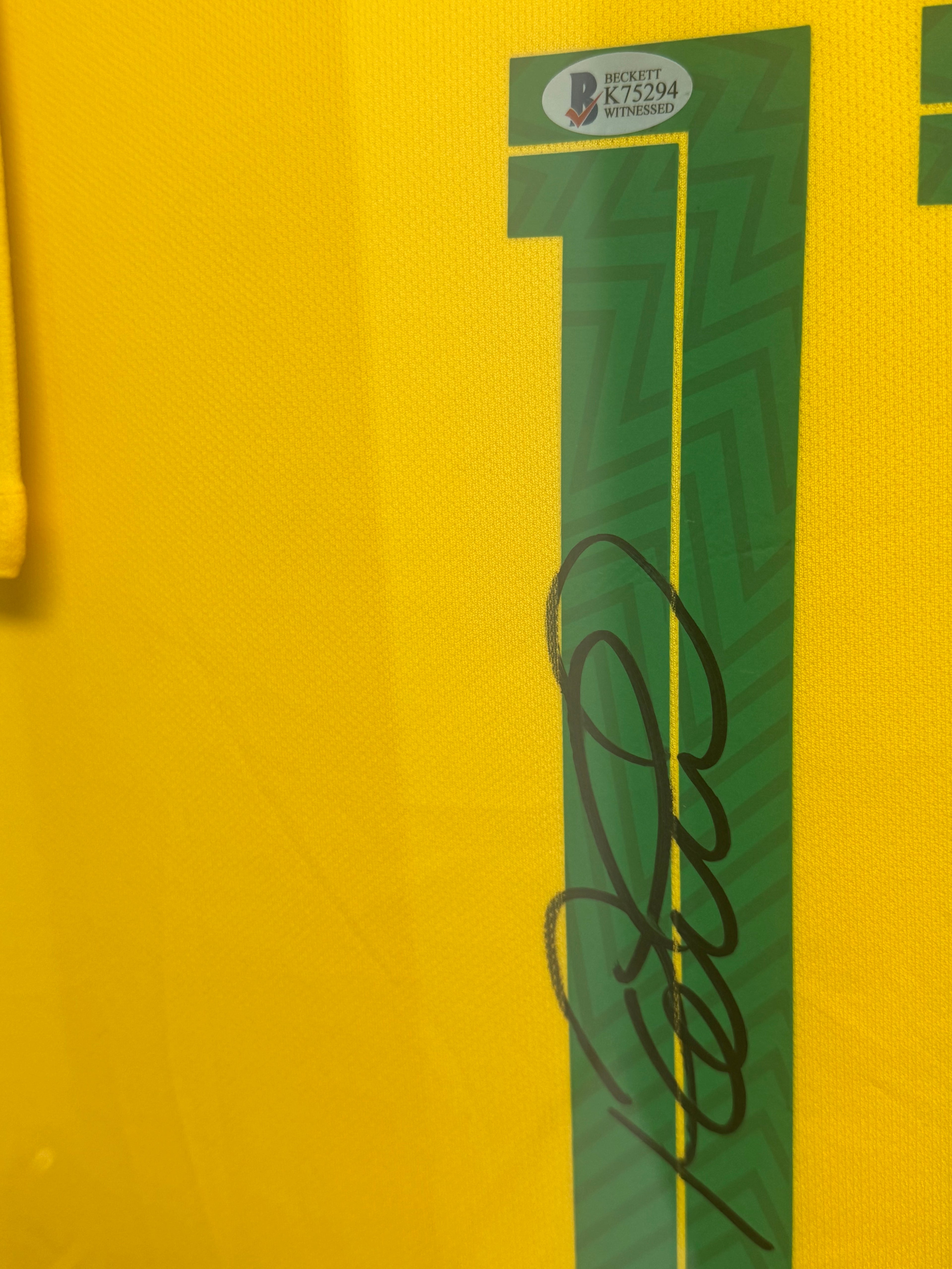Phillipe Coutinho Signed and Authenticated Jersey with LED Option