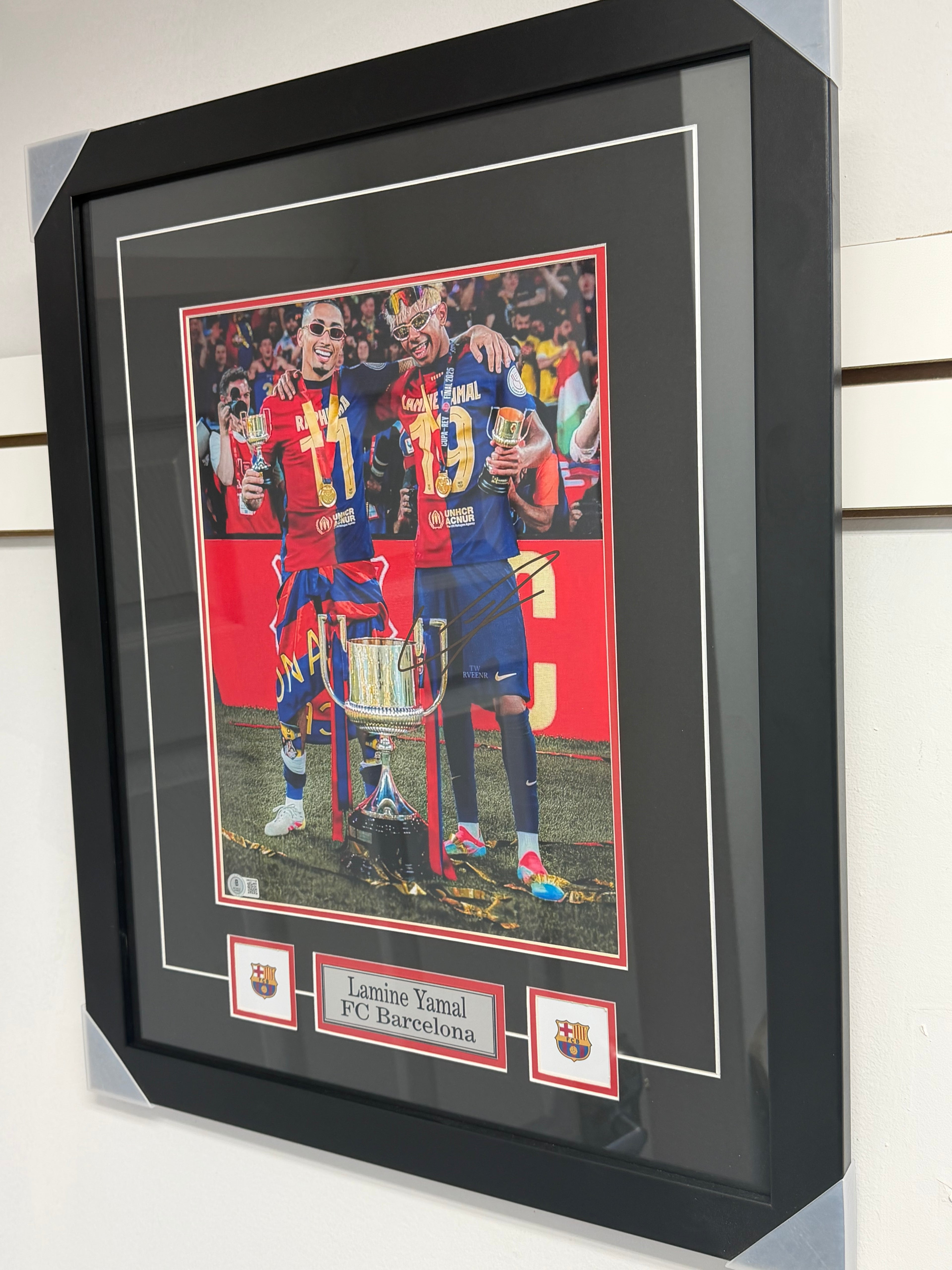 Lamine Yamal Portrait, Signed and Authenticated