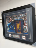 Lionel Messi Barcelona Portrait, Signed and Authenticated