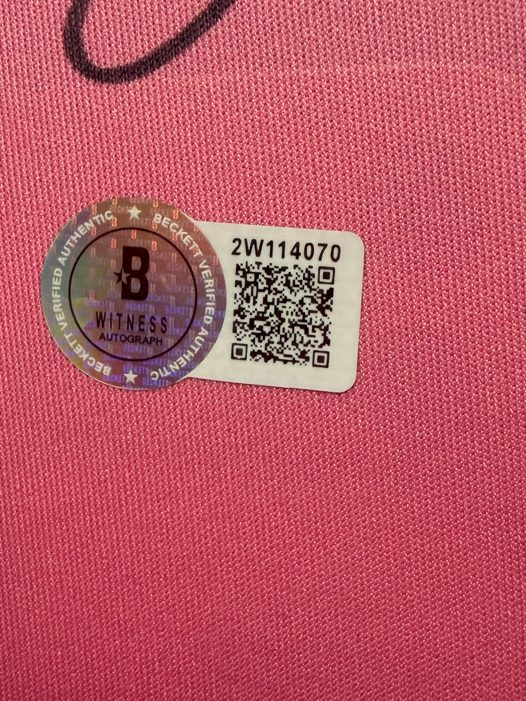 Lionel Messi Inter Milan Signed and Authenticated Jersey with LED Option